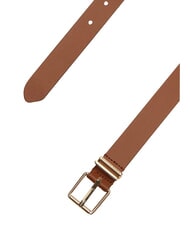 TOMMY HILFIGER TH SQUARE Cintur&oacute;n de cuero co&ntilde;ac - Cinturones - 3