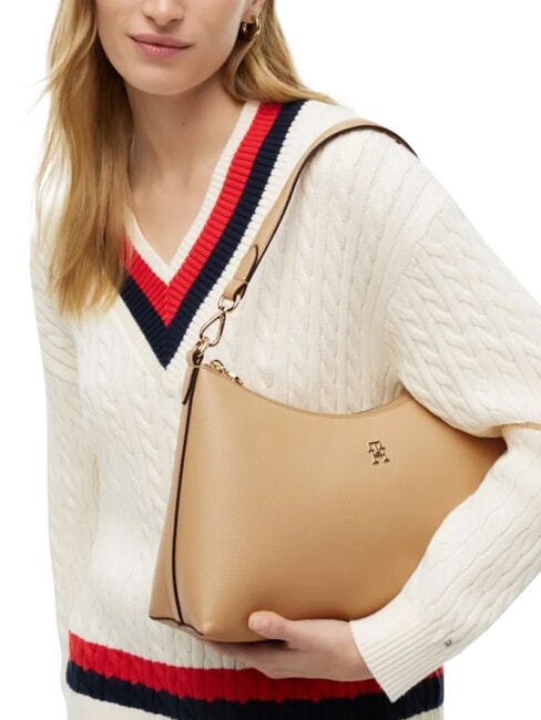 TH ICON Bolso de hombro caqui cl&aacute;sico - Bolsos Mujer