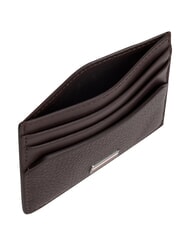 TOMMY HILFIGER TH CENTRAL Tarjetero de cuero granos de caf&eacute; - Carteras Hombre - 3