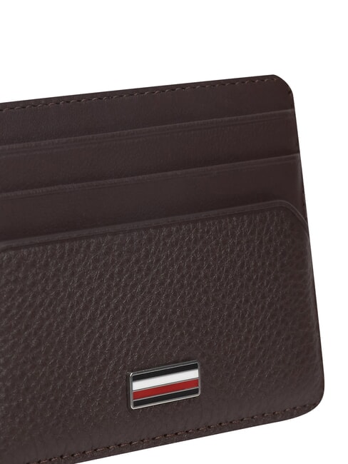 TH CENTRAL Tarjetero de cuero granos de caf&eacute; - Carteras Hombre