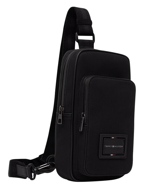 TH FOUNDATION Mochila de un solo hombro negro - Mochilas para port&aacute;til
