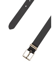 TOMMY HILFIGER TH SQUARE Cintur&oacute;n de cuero negro - Cinturones - 4