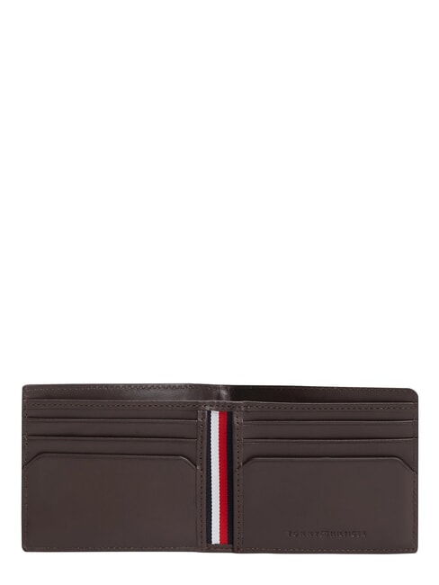 TH CENTRAL Tarjetero de cuero granos de caf&eacute; - Carteras Hombre