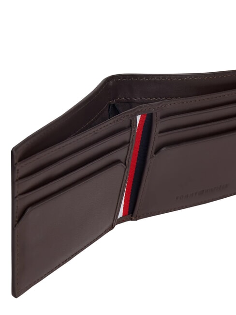 TH CENTRAL Tarjetero de cuero granos de caf&eacute; - Carteras Hombre