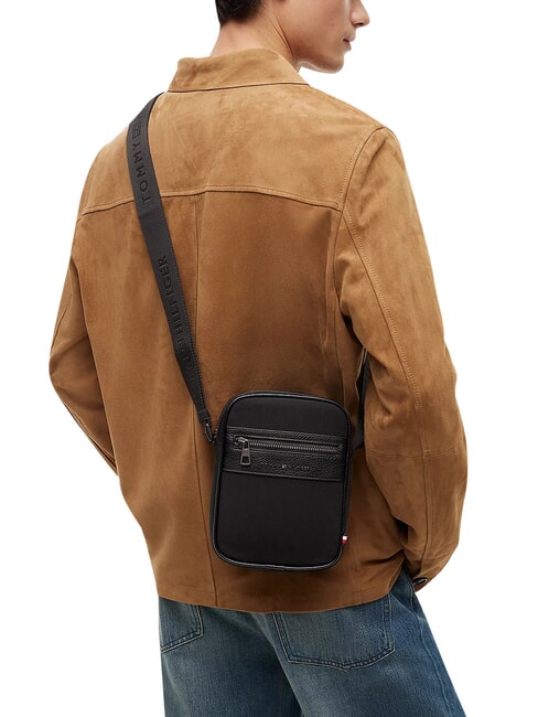 TH REPREVE Bolso de hombro negro - Bandoleras Hombre