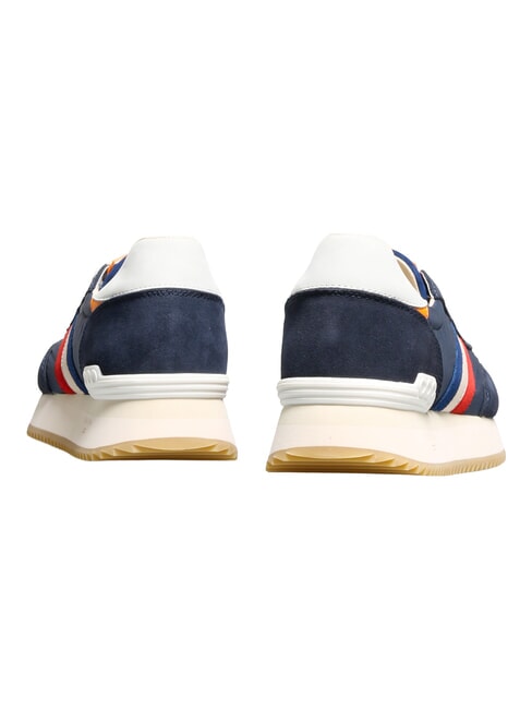 TORINO Zapatillas azul naranja blanco - Zapatos Hombre