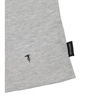 TRUSSARDI LEVRIERO Camiseta de manga corta gris jaspeado - camiseta - 2