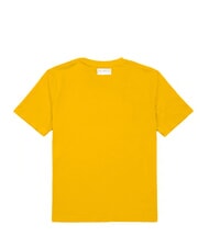 BIKKEMBERGS BASIC Camiseta de manga corta y cuello redondo amarillo - camiseta - 3