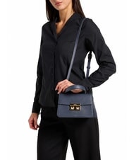 FURLA BELLA Bolso peque&ntilde;o de piel St Andr&oacute;meda azul tinta - Bolsos Mujer - 2