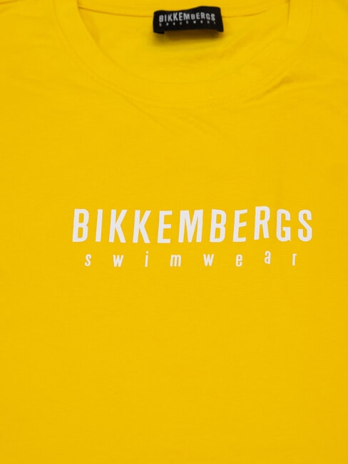 ICONIC Camiseta de algod&oacute;n de manga corta amarillo - camiseta