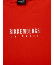 BIKKEMBERGS ICONIC Camiseta de algod&oacute;n de manga corta rojo - camiseta - 2