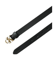 CALVIN KLEIN FACTED CK BUCKLE Cintur&oacute;n de cuero - Cinturones
