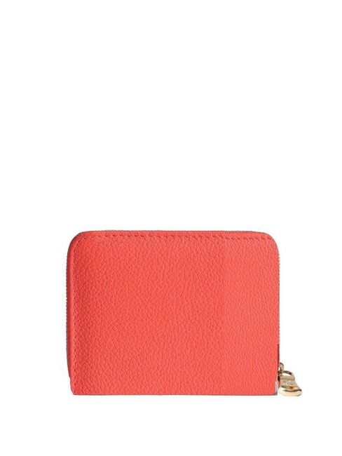 BASIC Cartera de cuero para mujer rojo - Carteras Mujer