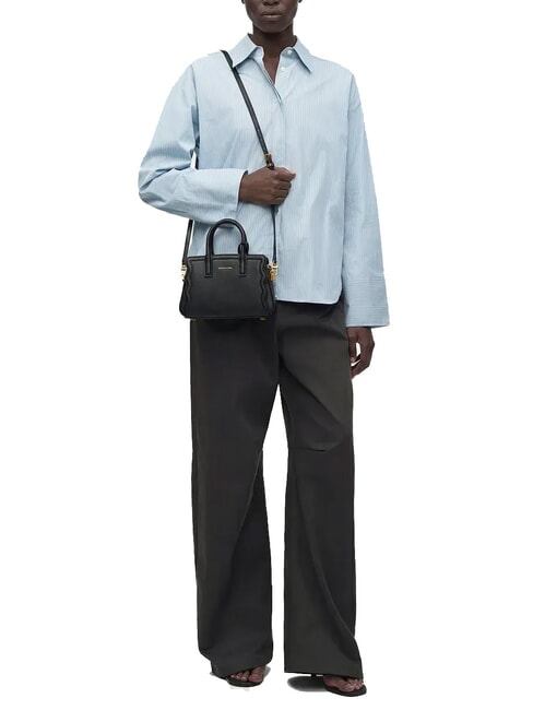 LAILA Bolso de mano con correa para el hombro. negro - Bolsos Mujer
