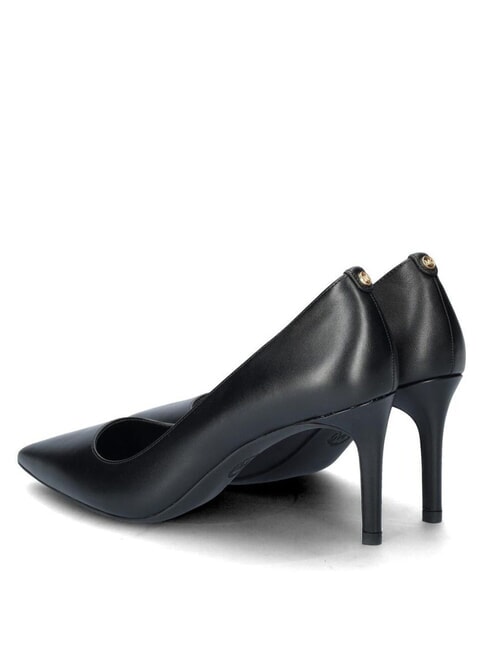 ALINA escote de cuero negro - Zapatos Mujer