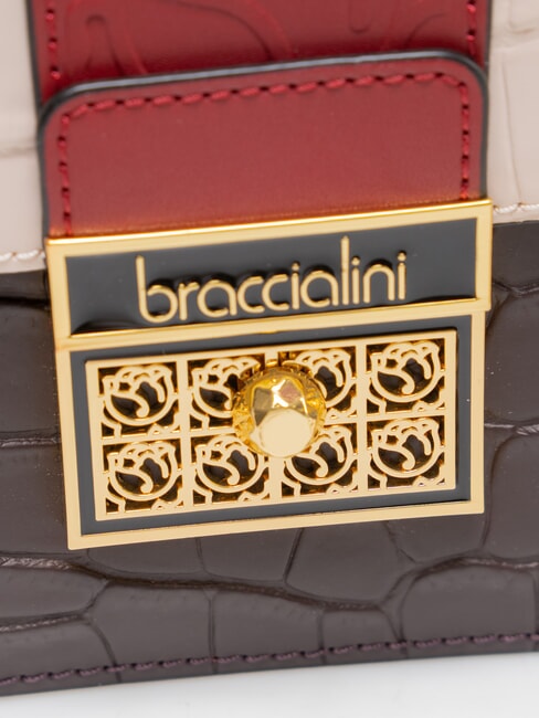 ALICIA bolso de mano multicolor/ciruela - Bolsos Mujer