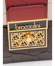 BRACCIALINI ALICIA bolso de mano multicolor/ciruela - Bolsos Mujer - 4