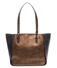 BRACCIALINI LOLA Shopping Bag en piel negro/bronce - Bolsos Mujer - 2