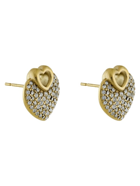 CRAZY IN LOVE Pendientes de acero oro amarillo - Pendientes
