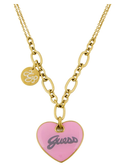 VINTAGE Collar de acero oro amarillo/rosa - Collares