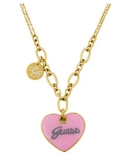 GUESS VINTAGE Collar de acero oro amarillo/rosa - Collares - 2