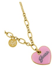 GUESS VINTAGE Collar de acero oro amarillo/rosa - Collares - 3