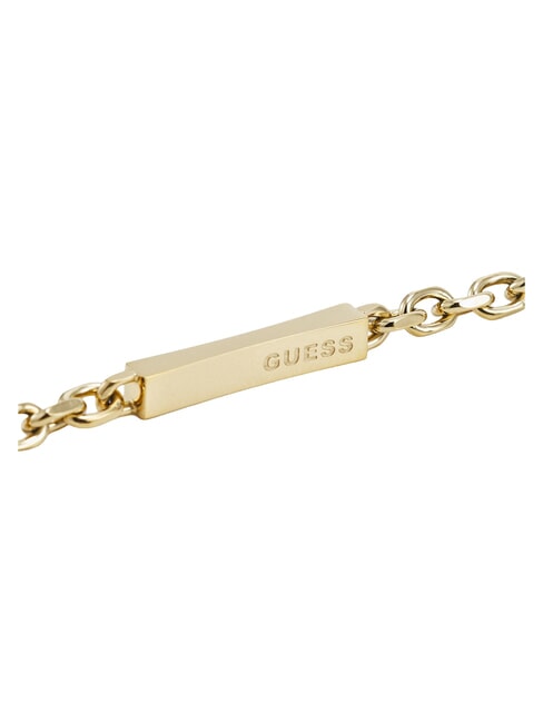 X PLATE Pulsera de acero pulido oro amarillo - Pulseras de hombre