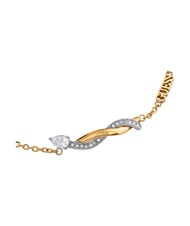GUESS TWIST Pulsera trenzada, de acero oro amarillo/rodio - Pulseras - 2