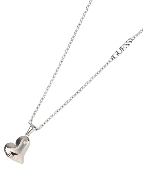 FLUID HEARTS Collar de acero SILVER - Collares