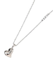 GUESS FLUID HEARTS Collar de acero SILVER - Collares - 2