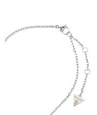GUESS FLUID HEARTS Collar de acero SILVER - Collares - 3