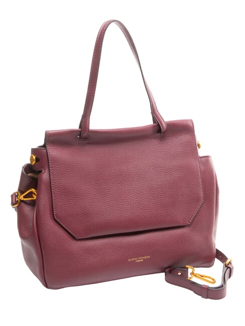 OTTAVIA Bolso de cuero baya de vino - Bolsos Mujer