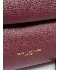 GIANNI CHIARINI OTTAVIA Bolso de cuero baya de vino - Bolsos Mujer - 4