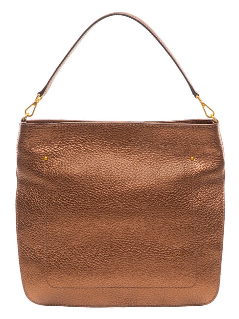 OLGA Bolso bandolera de piel con bandolera tostado - Bolsos Mujer