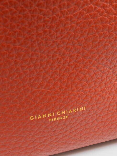 MARISOL Bolsa de compras de cuero rojo ladrillo - Bolsos Mujer