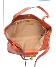 GIANNI CHIARINI MARISOL Bolsa de compras de cuero rojo ladrillo - Bolsos Mujer - 5