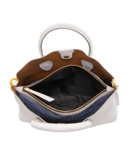 GIANNI CHIARINI ARETHA Bolso de mano con correa para el hombro. castor de tiza de hielo - Bolsos Mujer - 5