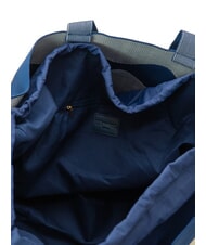 BLAUER KNITTED Bolso de mano con correa para el hombro. crema/azul marino - Bolsos Mujer - 5