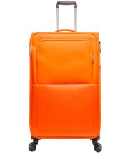 AMERICAN TOURISTER AIR WAVE Cabina + Juego de carritos medianos + grandes naranja jugosa - Set Trolley - 4