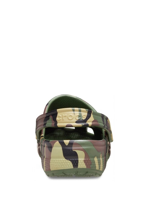 CLASSIC Zuecos unisex verde militar multicolor - Zapatos unisex
