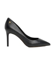 TOMMY HILFIGER TH  Zapatos de tac&oacute;n alto de piel de 9 cm negro - Zapatos Mujer - 8