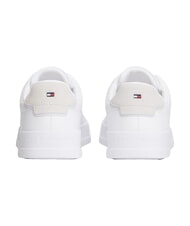 TOMMY HILFIGER TH Zapatillas de cuero blanco - Zapatos Hombre - 4