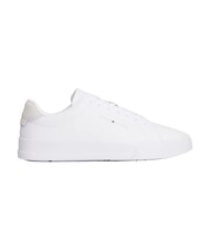 TOMMY HILFIGER TH Zapatillas de cuero blanco - Zapatos Hombre - 6
