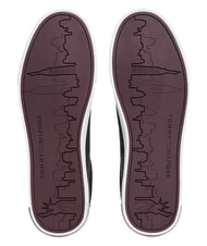 TOMMY HILFIGER ESSENTIAL LEATHER Zapatillas de cuero negro - Zapatos Hombre - 4