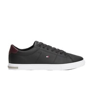 TOMMY HILFIGER ESSENTIAL LEATHER Zapatillas de cuero negro - Zapatos Hombre - 8