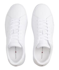 TOMMY HILFIGER TH Zapatillas de cuero blanco - Zapatos Hombre - 3
