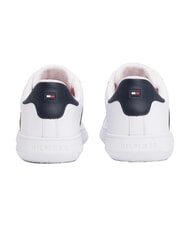 TOMMY HILFIGER ESSENTIAL LEATHER Zapatillas de cuero blanco - Zapatos Hombre - 3
