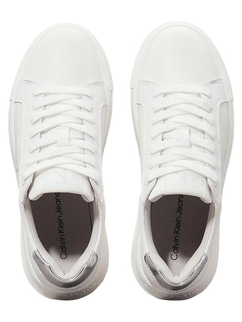 CHUNKY Zapatillas de cuero blanco - Zapatos Mujer