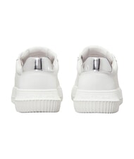 CALVIN KLEIN CHUNKY Zapatillas de cuero blanco - Zapatos Mujer - 3