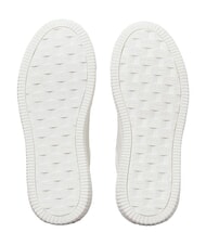 CALVIN KLEIN CHUNKY Zapatillas de cuero blanco - Zapatos Mujer - 4